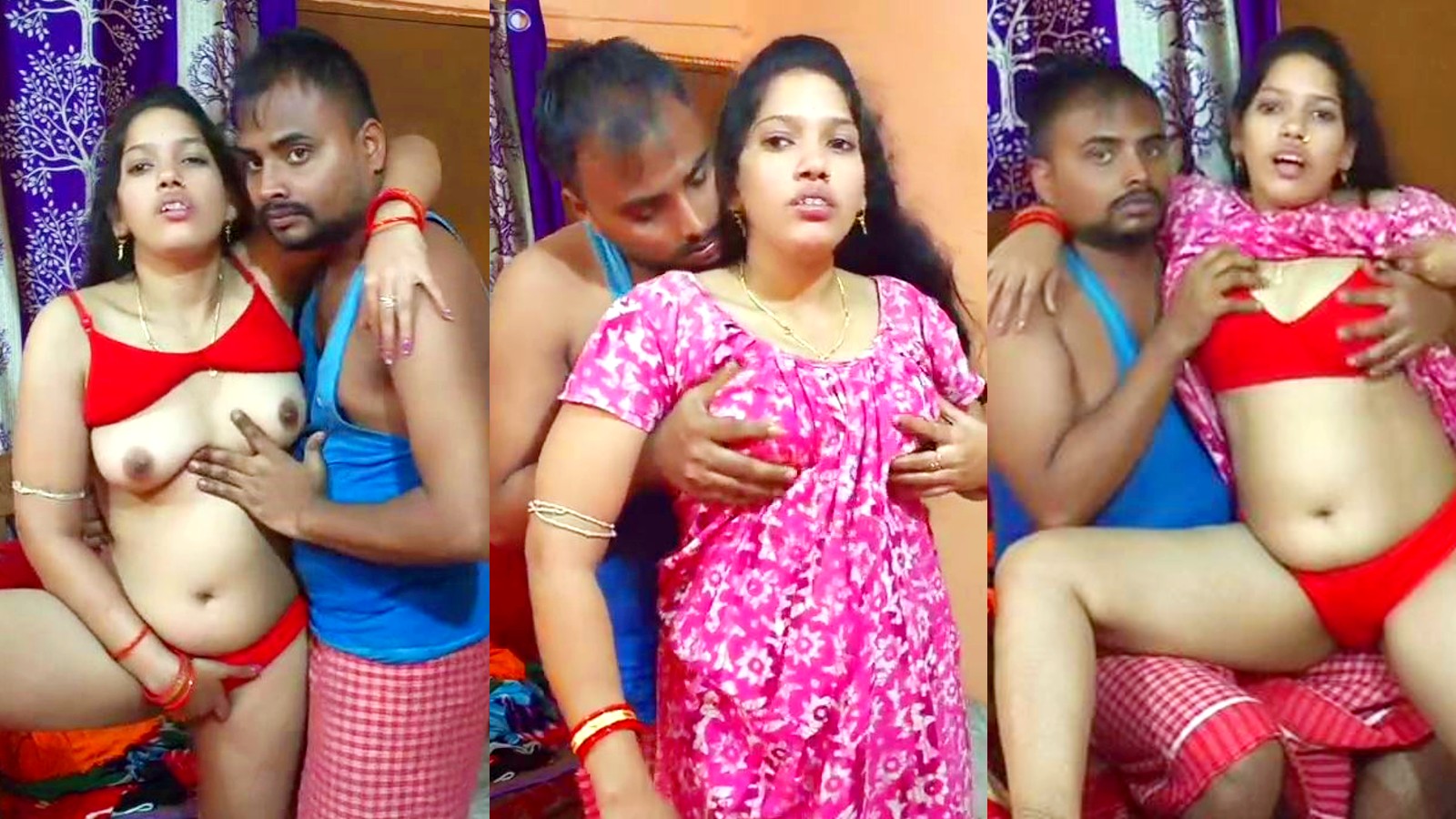 Big Boobs Desi Sona Bhabhi Called Her Boyfriend and Romance at Home