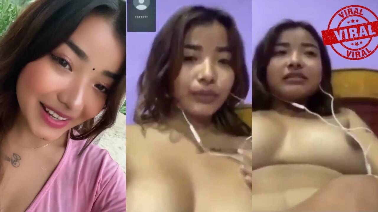 Cute Nepali TikToker Gangu Chettri viral kanda mms video